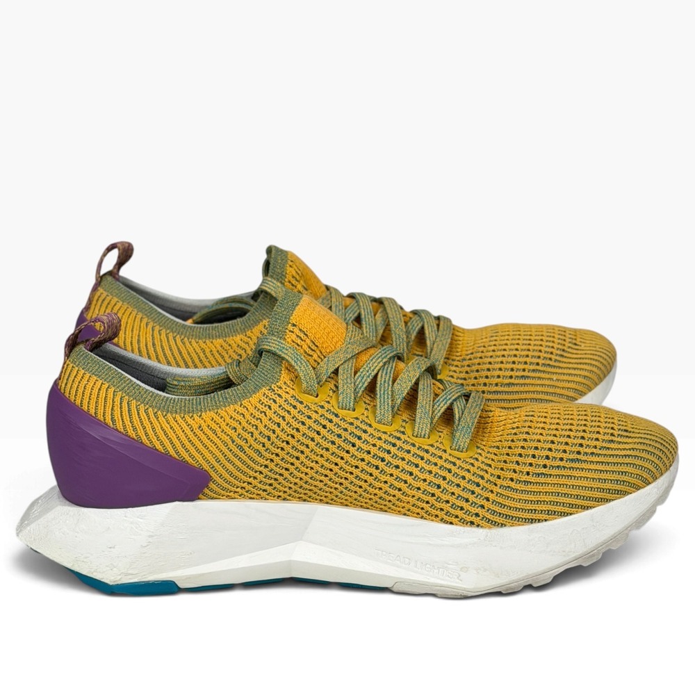 Allbirds Tree Flyer 1 Women 7.5 Mustard Yellow Green Purple Running Shoes
